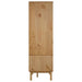 Wardrobe Otta 76.5x53x172 Cm Solid Wood Pine Tanpnn