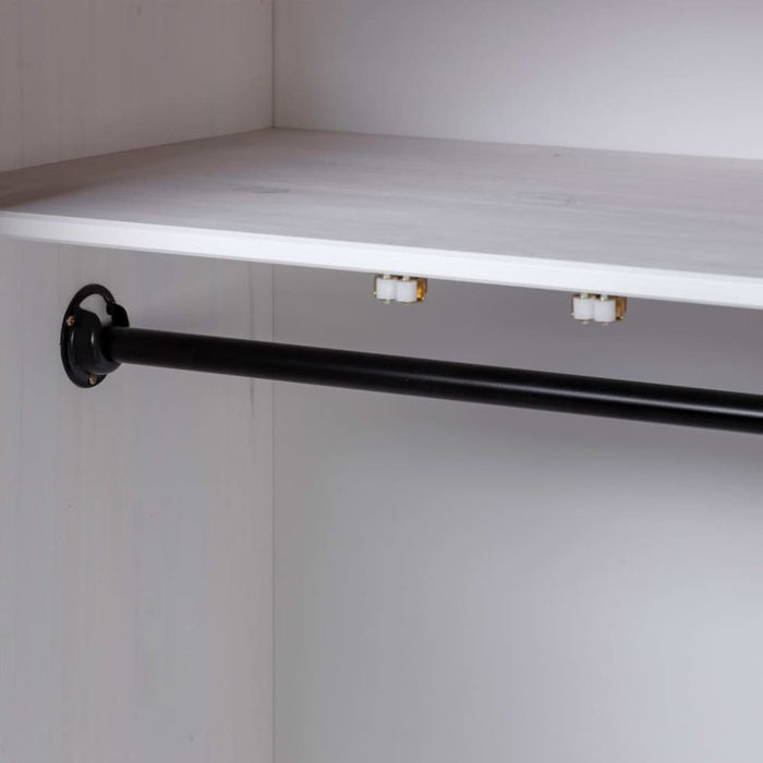 Wardrobe White 80x50x171.5 Cm Solid Pine Panama Range Xnxlll