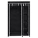 Wardrobes 2 Pcs Black Fabric Lbixb