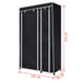 Wardrobes 2 Pcs Black Fabric Lbixb