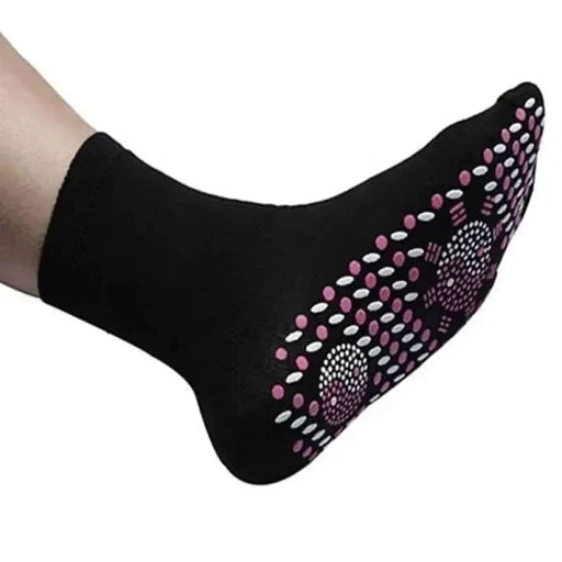 Warm Relaxing Magnetic Massage Socks For Women 2 Pairs