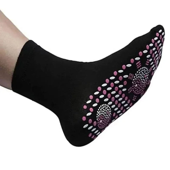 Warm Relaxing Magnetic Massage Socks for Women 2 Pairs