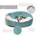 Warm Waterproof Dirt Resistant Dog Bed with Hooded Blanket