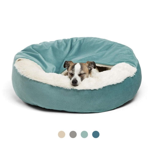Warm Waterproof Dirt Resistant Dog Bed with Hooded Blanket