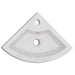 Wash Basin with Overflow 45x32x12,5 Cm White Oablki