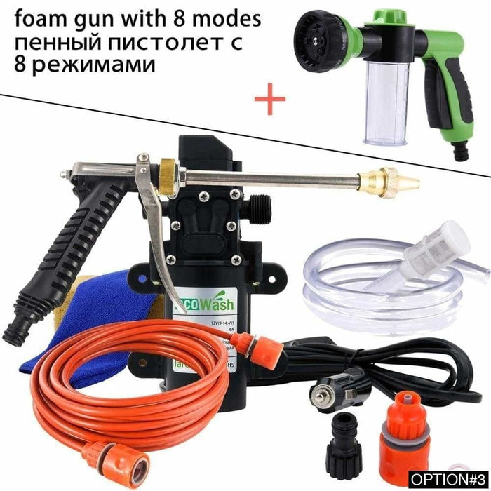Car Washer Gun Pump High Pressure Cleaner 12v Care Portable