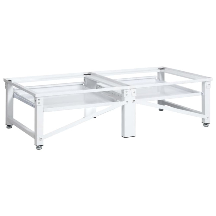 Washing and Drying Machine Pedestal with Pull-out Shelves