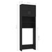 Washing Machine Cabinet Black 64x25.5x190 Cm Engineered