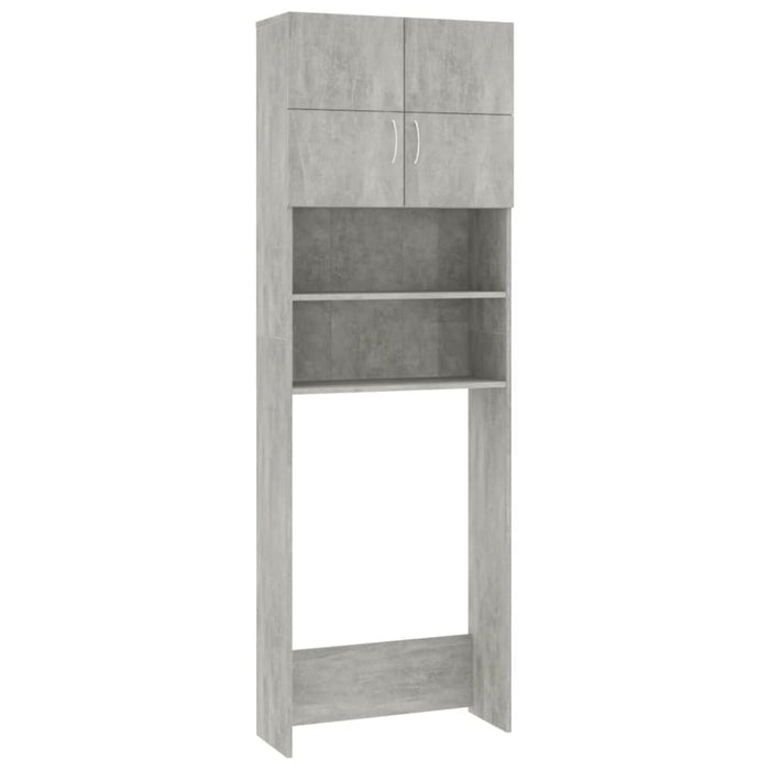 Washing Machine Cabinet Concrete Grey 64x25.5x190 Cm