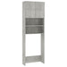 Washing Machine Cabinet Concrete Grey 64x25.5x190 Cm