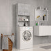 Washing Machine Cabinet Concrete Grey 64x25.5x190 Cm