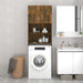 Washing Machine Cabinet Smoked Oak 64x25.5x190 Cm Nopblk