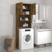 Washing Machine Cabinet Smoked Oak 64x25.5x190 Cm Nopblk