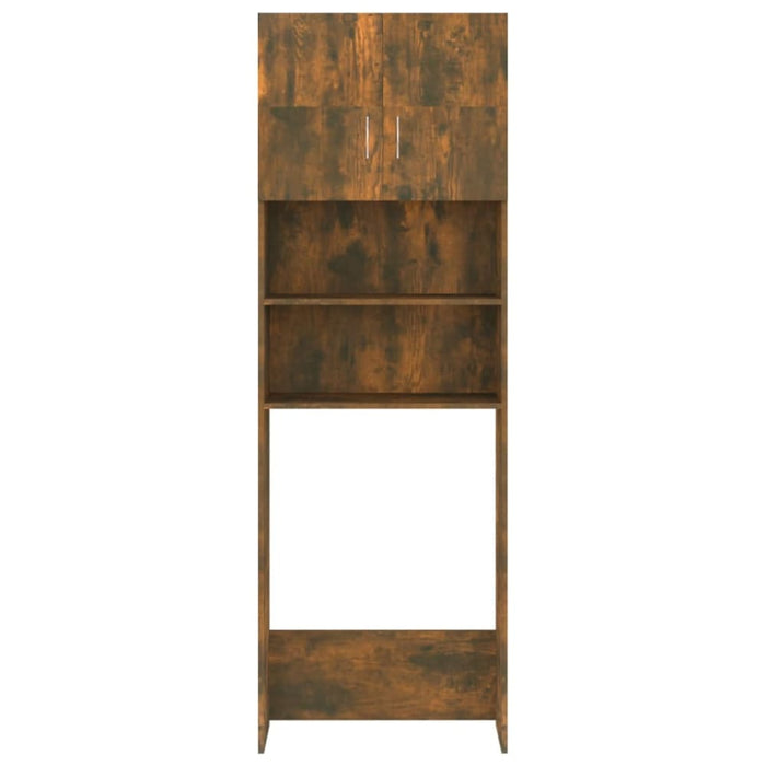 Washing Machine Cabinet Smoked Oak 64x25.5x190 Cm Nopblk