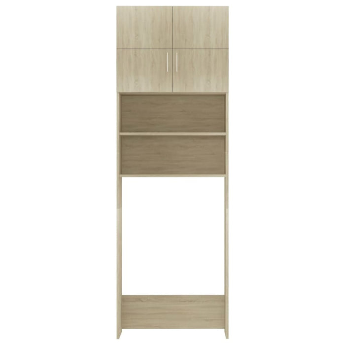 Washing Machine Cabinet Sonoma Oak 64x25.5x190 Cm