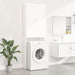 Washing Machine Cabinet White 64x25.5x190 Cm Nbnaot