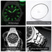 Men Watch Simple Fashion Waterproof Luminous Stainless