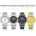Men Watch Simple Fashion Waterproof Luminous Stainless