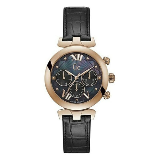 Gc Watches Y28004l2 Ladies Quartz Watch Black 36mm