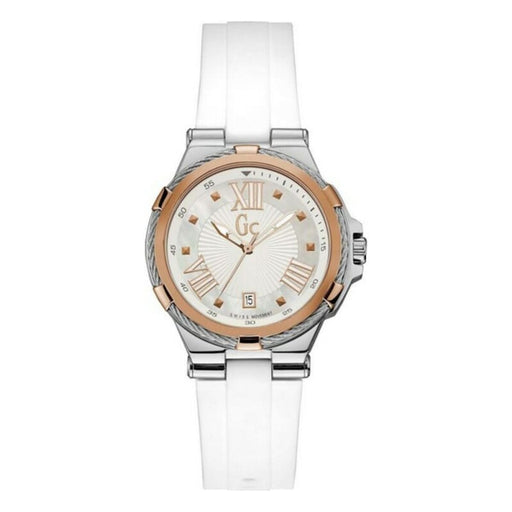 Gc Watches Y34002l1 Ladies Quartz Watch White 36mm