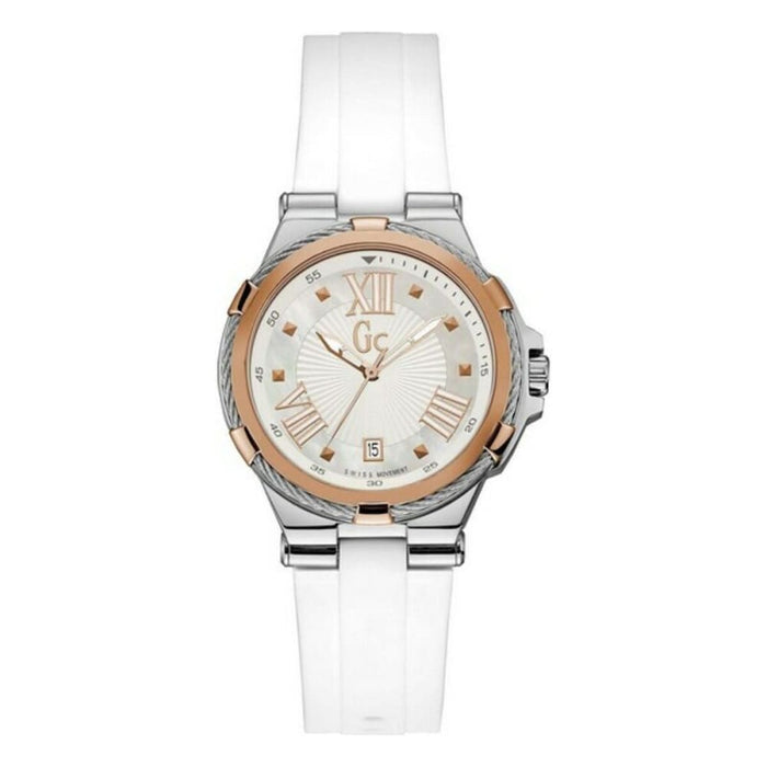 Gc Watches Y34002l1 Ladies Quartz Watch White 36mm