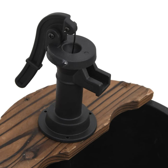 Water Fountain With Pump 44.5x44.5x58 Cm Solid Wood Fir