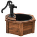 Water Fountain with Pump 57x57x53 Cm Solid Wood Fir Tlanpa