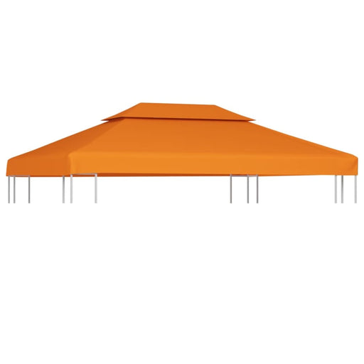 Water - proof Gazebo Cover Canopy Orange 3 x 4 m Abnnt