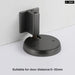 Water-proof Zinc Alloy Magnetic Non-punch Door Stopper