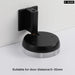 Water-proof Zinc Alloy Magnetic Non-punch Door Stopper