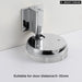 Water-proof Zinc Alloy Magnetic Non-punch Door Stopper