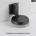Water-proof Zinc Alloy Magnetic Non-punch Door Stopper