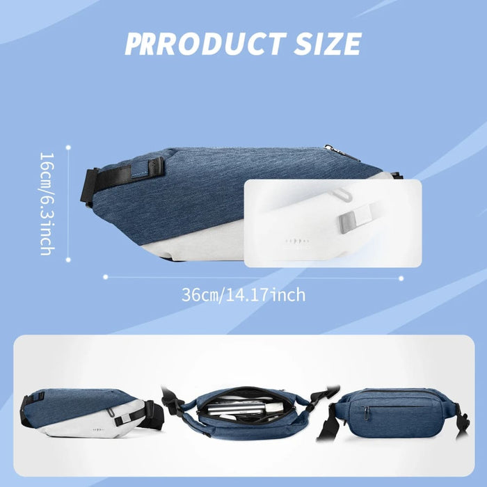 Water Resistant Sling Backpack for Travel and Hiking