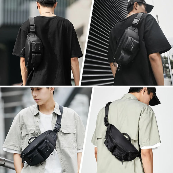 Water Resistant Sling Backpack for Travel Sports