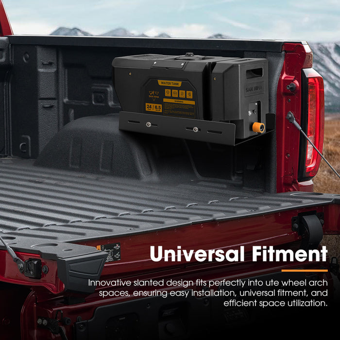 24L Portable Water Tank Outdoor Camping Caravan Storage Container 4Wd