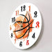 Watercolour Art Basketball Modern Wall Clock Splatter
