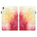 Watercolour Pattern Flip Leather Tablet Case Berry Colour