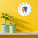 Watercolour Tooth Painting Print Wall Clock Medical Dental