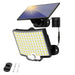 Waterproof 106led Solar Light With Motion Sensor And Remote