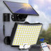 Waterproof 106led Solar Light with Motion Sensor and Remote