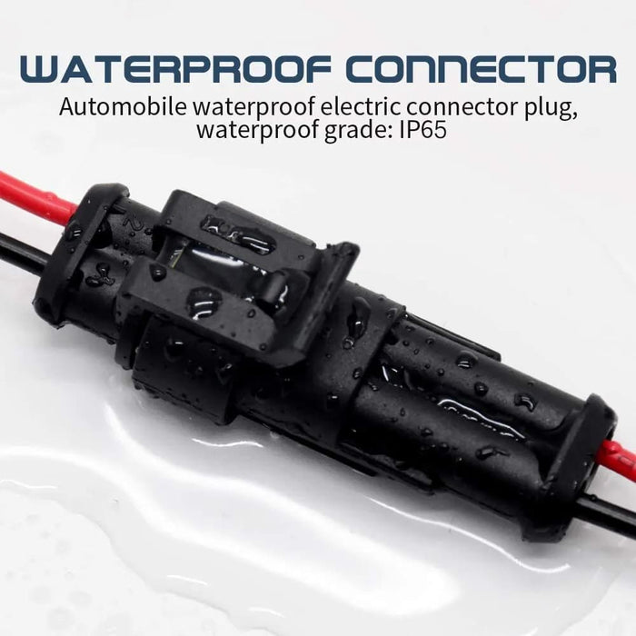 Waterproof 2 Pin Connectors For Car/truck/boat 5 Pairs