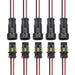 Waterproof 2 Pin Connectors For Car/truck/boat 5 Pairs