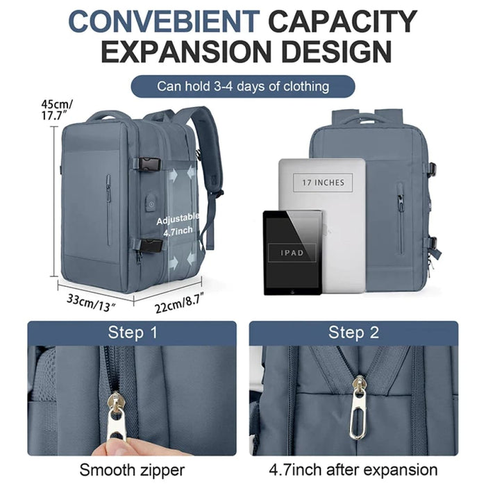 Waterproof 40l Travel Backpack