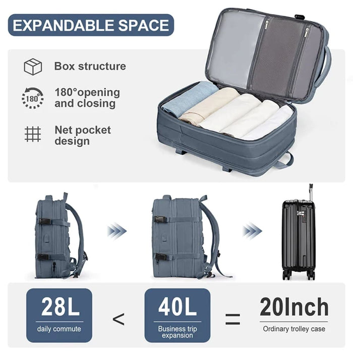 Waterproof 40l Travel Backpack