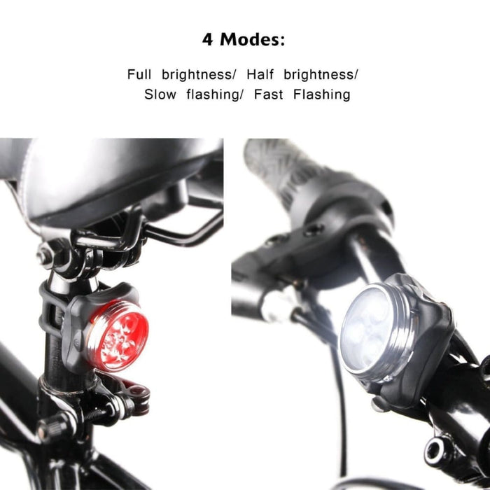 Waterproof Bicycle Bike Lights Front Rear Tail Light Lamp