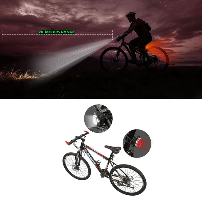 Waterproof Bicycle Bike Lights Front Rear Tail Light Lamp