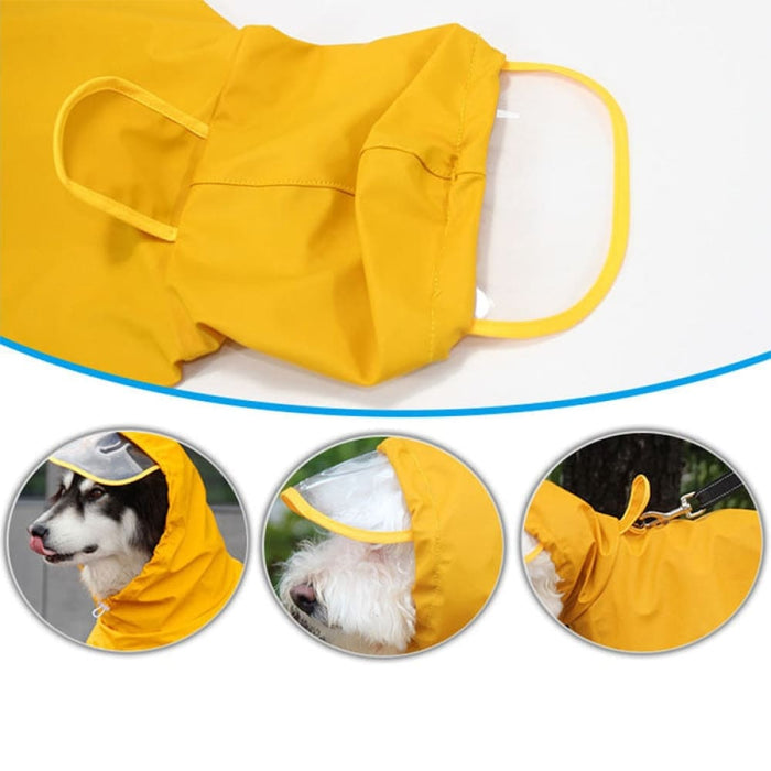 Waterproof Breathable Jacket with Cap for Dogs