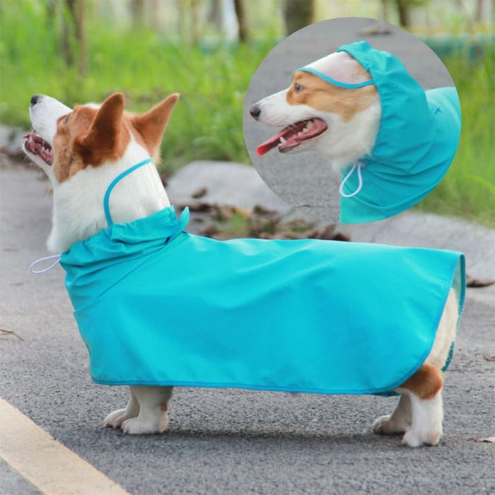 Waterproof Breathable Jacket with Cap for Dogs