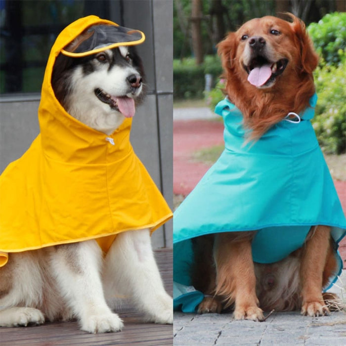 Waterproof Breathable Jacket with Cap for Dogs