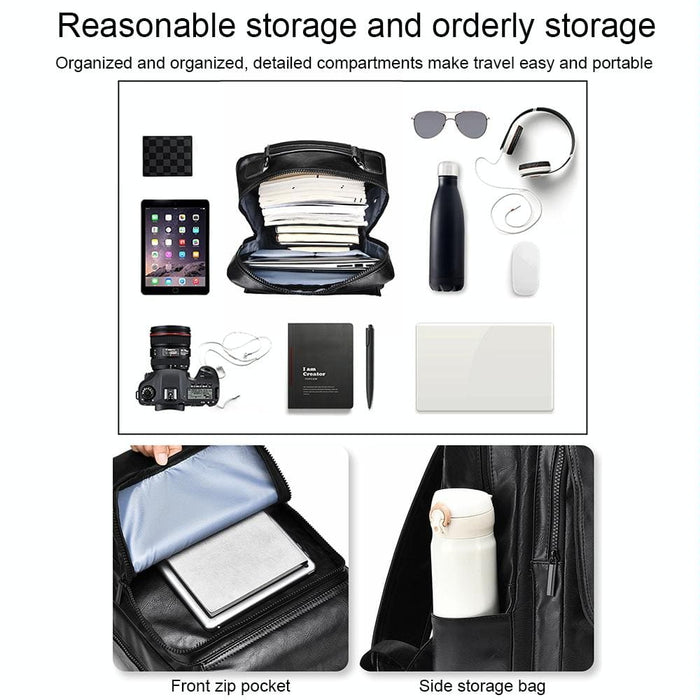 Waterproof Business Backpack With Usb Charging Port